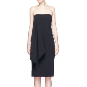NICHOLAS 'PARIS' CREPE STRAPLESS COLUMN DRESS